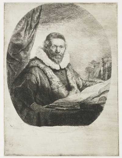 Johannes Wtenbogaert alkotó: Rembrandt van Rijn