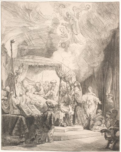 Szűz Mária halála alkotó: Rembrandt van Rijn