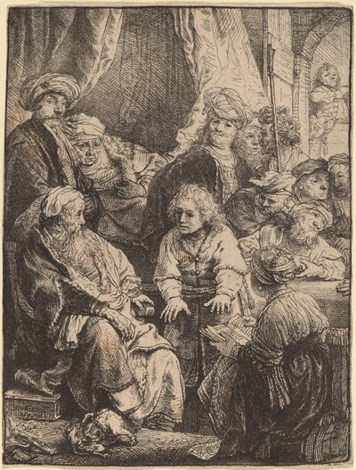 József meséli az álmait alkotó: Rembrandt van Rijn