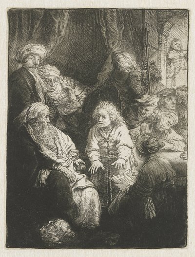 József az álmait meséli alkotó: Rembrandt van Rijn