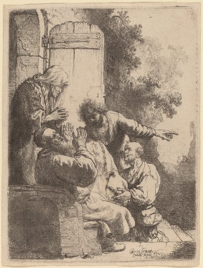 József kabátját Jákobnak hozták alkotó: Rembrandt van Rijn