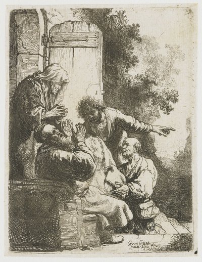 József kabátját Jákobnak vitték alkotó: Rembrandt van Rijn