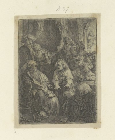 József elmeséli az álmait Recueil de quatre-vingt-cinq estampes originales (sorozat címe) alkotó: Rembrandt van Rijn