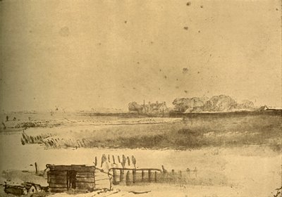 Tájrajz, c1630-16160, 1908. alkotó: Rembrandt van Rijn