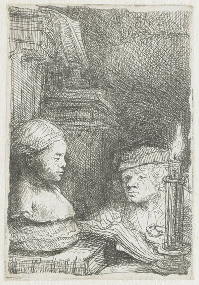 Ember rajz egy öntött alkotó: Rembrandt van Rijn