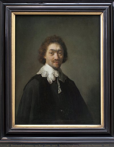Maurits Huygens, Lahaye államtitkára (Hollandia). Harmensz van Rijn Rembrandt (1606-1669) festménye, olaj, fa alkotó: Rembrandt van Rijn