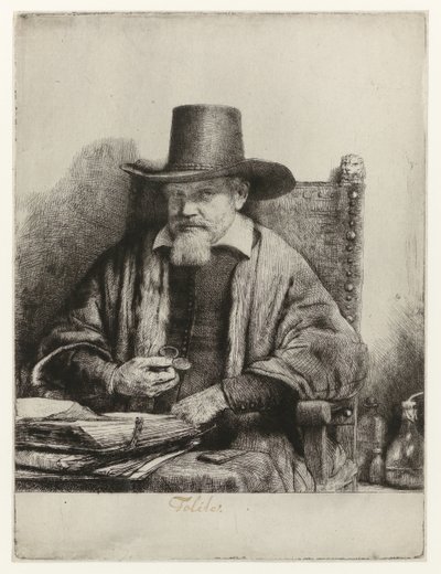 Arnold Tholinx portréja Arnout Tholinx, felügyelő alkotó: Rembrandt van Rijn