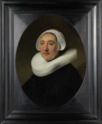 Haesje Jacobsdr van Cleyburg portréja, 1634 alkotó: Rembrandt van Rijn