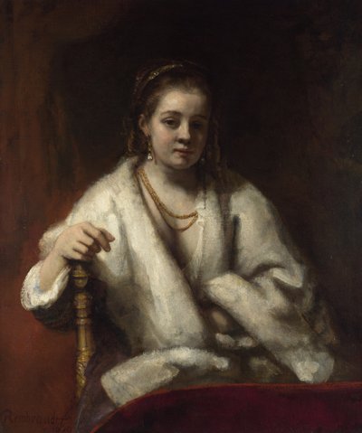 Hendrickje Stoffels portréja, c. 1655-1656 alkotó: Rembrandt van Rijn