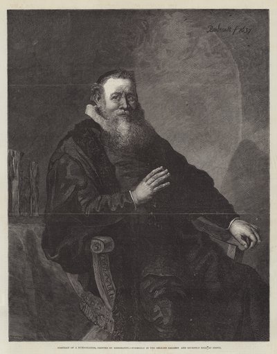Burgomaster portréja alkotó: Rembrandt van Rijn