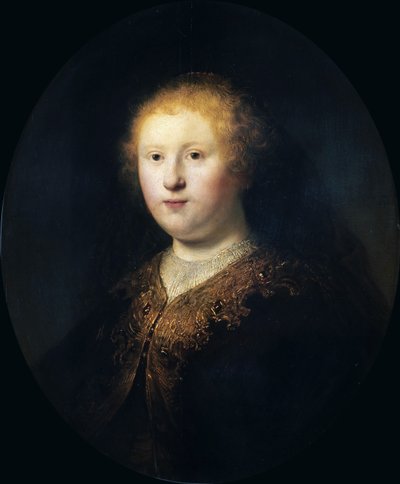 Fiatal nő portréja, 1632. alkotó: Rembrandt van Rijn