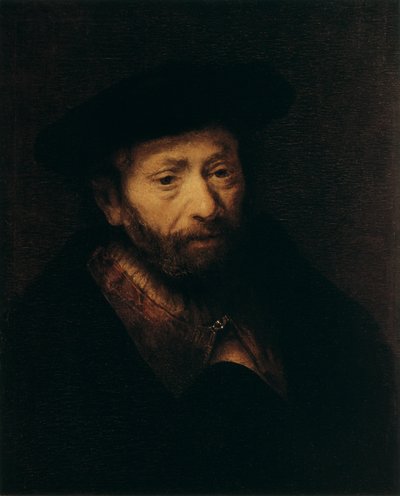 Egy öregember portréja, 17. század alkotó: Rembrandt van Rijn