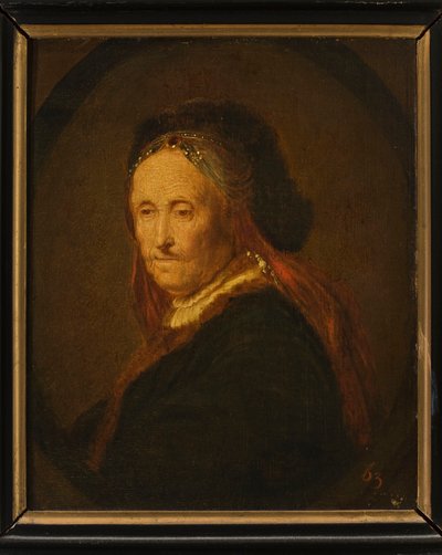 Rembrandt édesanyjának portréja () alkotó: Rembrandt van Rijn