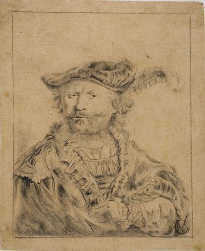 Rembrandt tollas kalappal alkotó: Rembrandt van Rijn