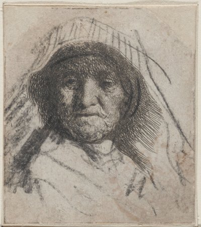 Rembrandt édesanyja alkotó: Rembrandt van Rijn