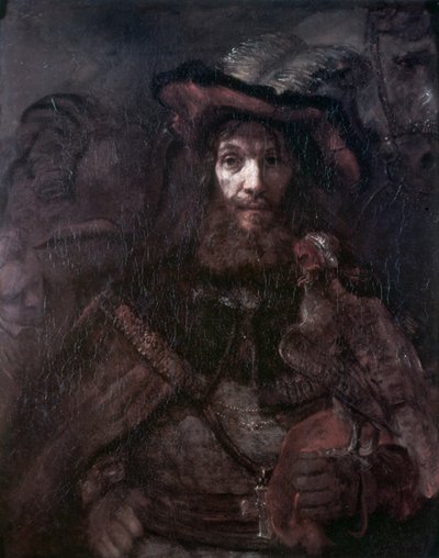 Sólyom lovas alkotó: Rembrandt van Rijn