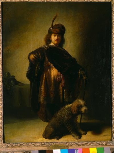 Önarckép keleti jelmezben alkotó: Rembrandt van Rijn