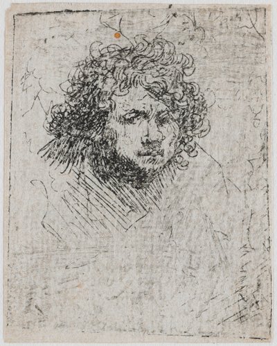 Önarckép, 1626-1629 körül. alkotó: Rembrandt van Rijn