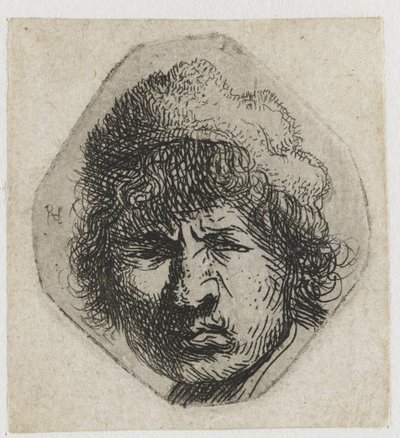 Önarckép mogorva alkotó: Rembrandt van Rijn
