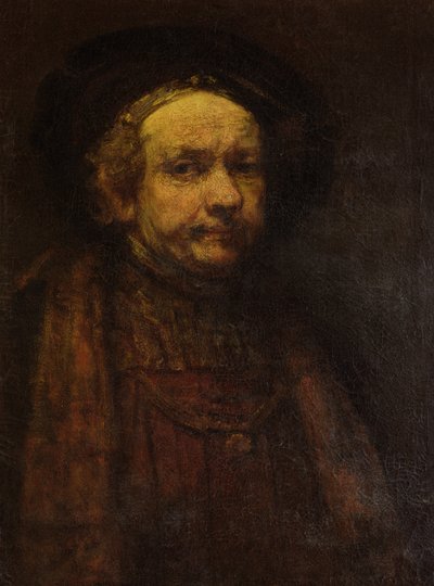 Önarckép, idős alkotó: Rembrandt van Rijn