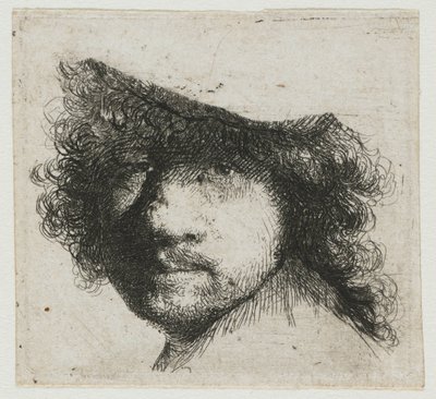 Tanulmányi lap: művészvezető alkotó: Rembrandt van Rijn