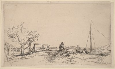 A Hatok hídja alkotó: Rembrandt van Rijn