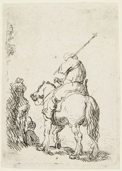 Lovas katona alkotó: Rembrandt van Rijn