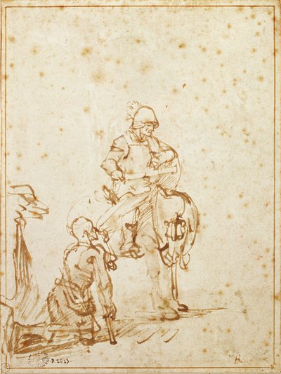 Szent Márton és a koldus alkotó: Rembrandt van Rijn