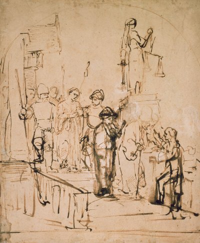 Susanna Brought to Judit, 17. század alkotó: Rembrandt van Rijn