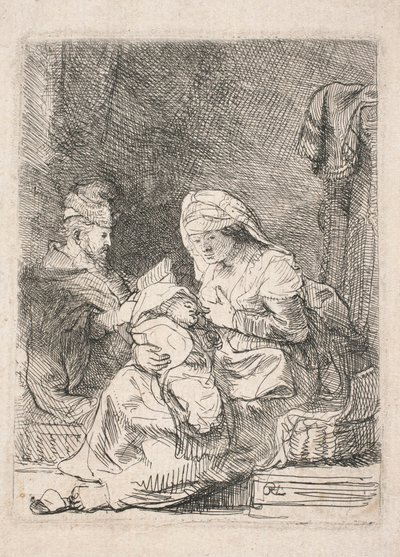 A Szent Család alkotó: Rembrandt van Rijn