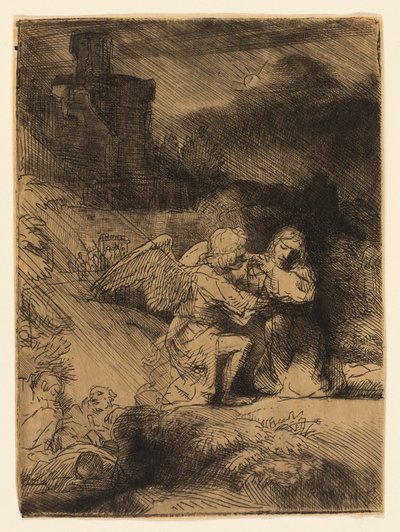 Az agónia a kertben alkotó: Rembrandt van Rijn