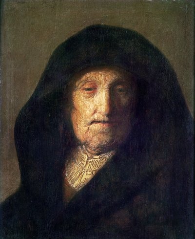 A művész anyja (olaj) alkotó: Rembrandt van Rijn