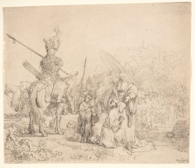 Az eunuch keresztsége alkotó: Rembrandt van Rijn