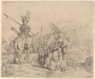 Az eunuch keresztsége alkotó: Rembrandt van Rijn