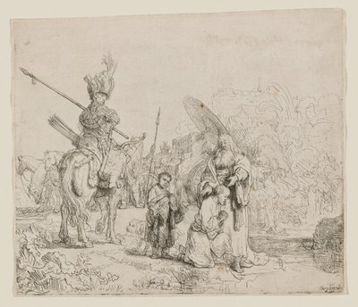 Az eunuch megkeresztelése alkotó: Rembrandt van Rijn