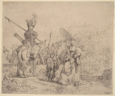 Az eunuch megkeresztelése alkotó: Rembrandt van Rijn
