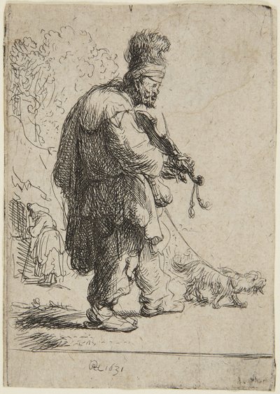 A vak hegedűs alkotó: Rembrandt van Rijn