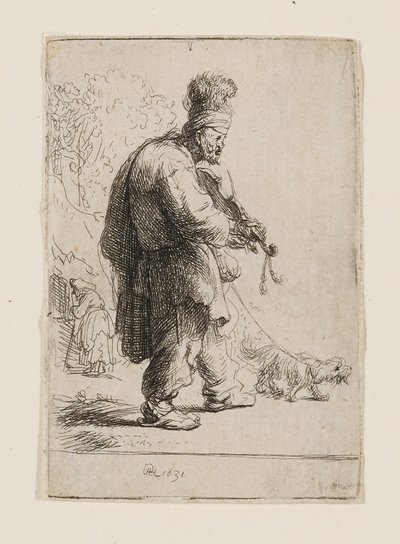 A vak hegedűs alkotó: Rembrandt van Rijn