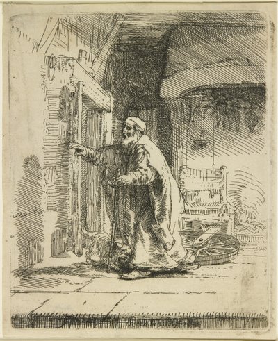 Tóbit vaksága, 1651 alkotó: Rembrandt van Rijn