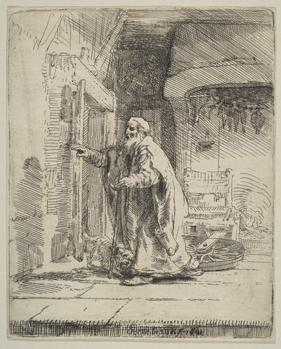 Tóbit vaksága, 1651. alkotó: Rembrandt van Rijn