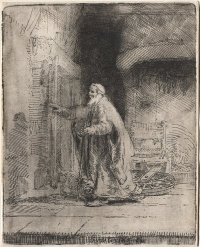 Tobit vaksága: A nagy táblakép alkotó: Rembrandt van Rijn