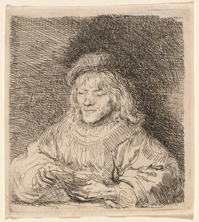 A kártyajátékos alkotó: Rembrandt van Rijn