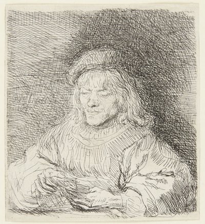 A kártyajátékos alkotó: Rembrandt van Rijn