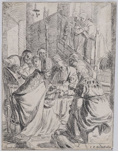 A körülmetélés, kb. 1625., kb. 1625. alkotó: Rembrandt van Rijn