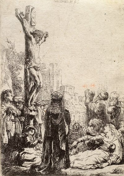 A keresztre feszítés alkotó: Rembrandt van Rijn