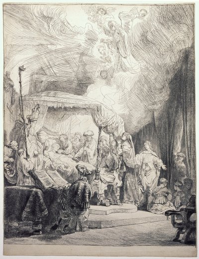 A Szűz halála alkotó: Rembrandt van Rijn