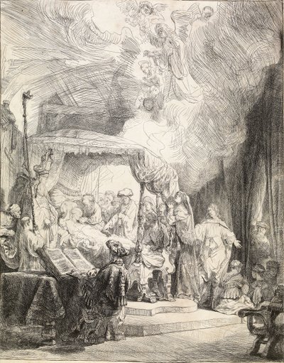 A Szűz halála, 1639 alkotó: Rembrandt van Rijn