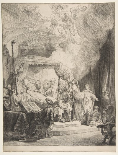 A Szűz halála, 1639. alkotó: Rembrandt van Rijn