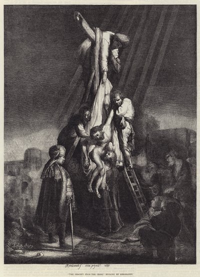 Leszállás a keresztről alkotó: Rembrandt van Rijn