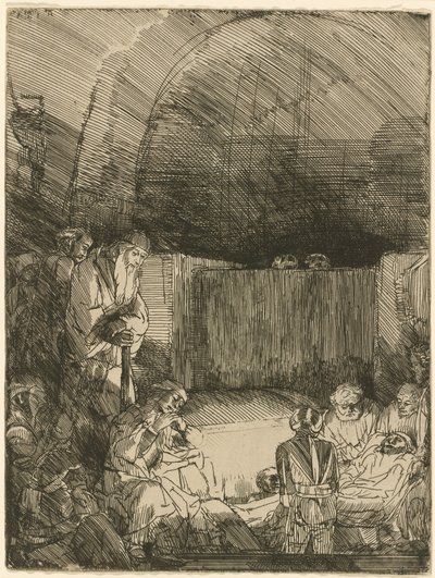 A temetés alkotó: Rembrandt van Rijn